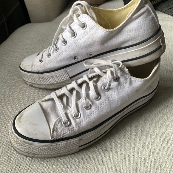 White Canvas Sneakers - Picture 2 of 7